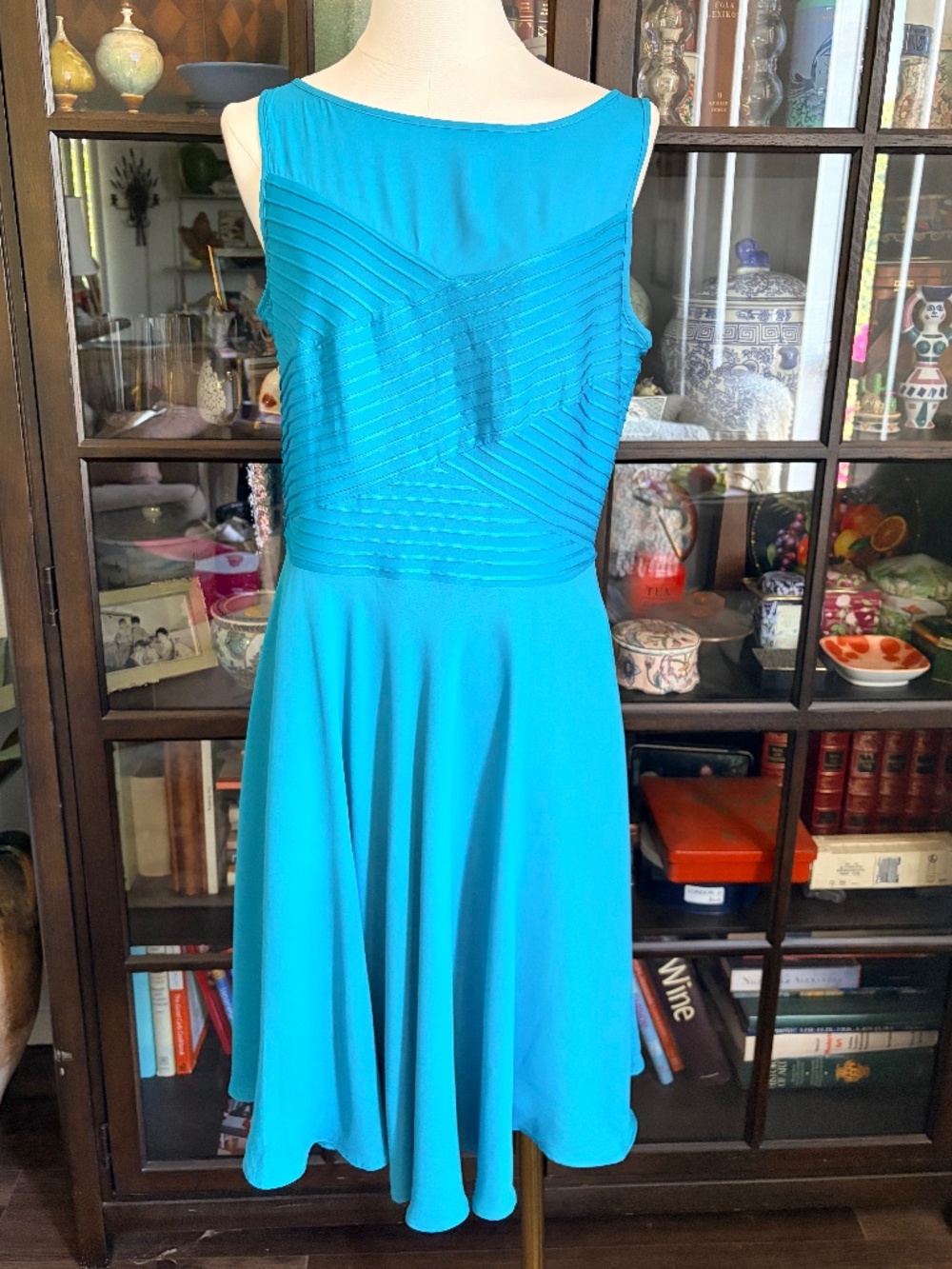 Maggie London, Turquoise Party Dress, size 10